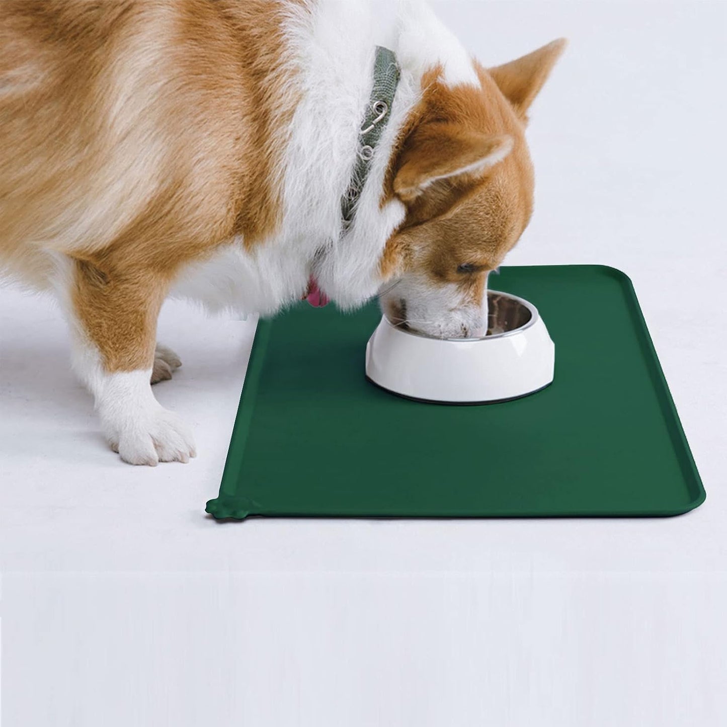 Silicone Waterproof Dog Cat Pet Feeding Mats,Anti Slip Pet Bowl Mats,Pet Feeding Mat