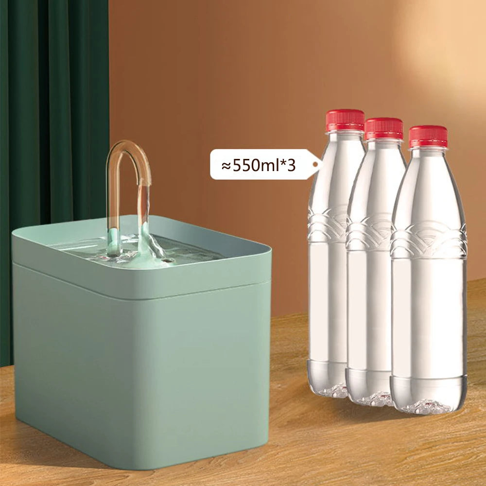 Automatic Pet Water Fountain with USB Filter – Silent Electric Drinker Bowl