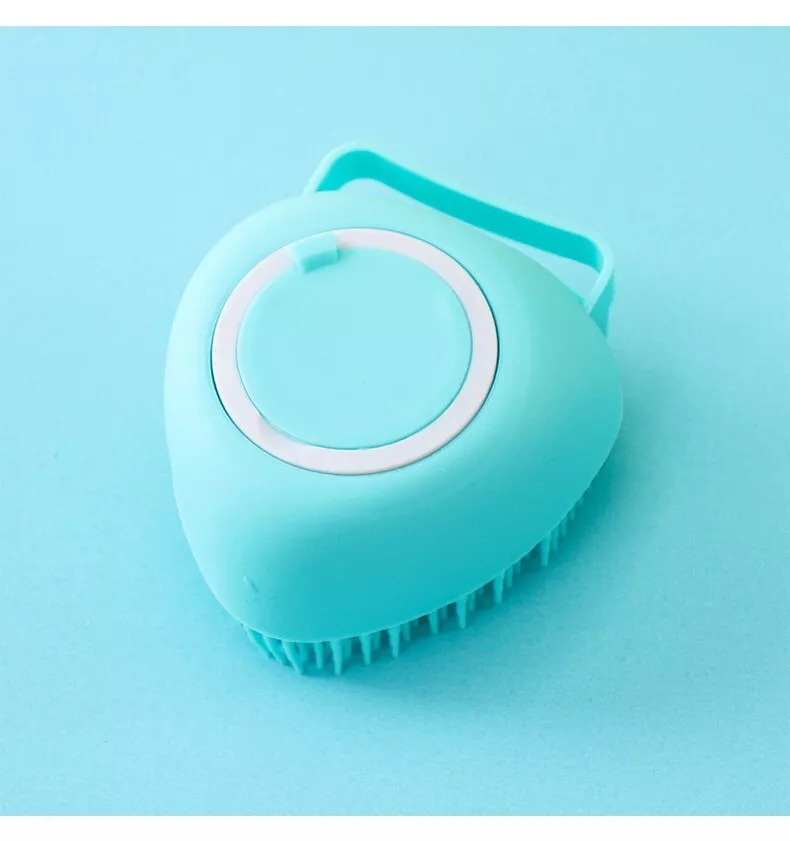 🐾 Pet Bliss Silicone Bath Brush – Soft & Gentle Grooming Tool for Cats & Dogs