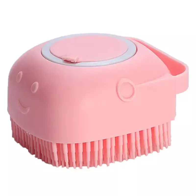🐾 Pet Bliss Silicone Bath Brush – Soft & Gentle Grooming Tool for Cats & Dogs