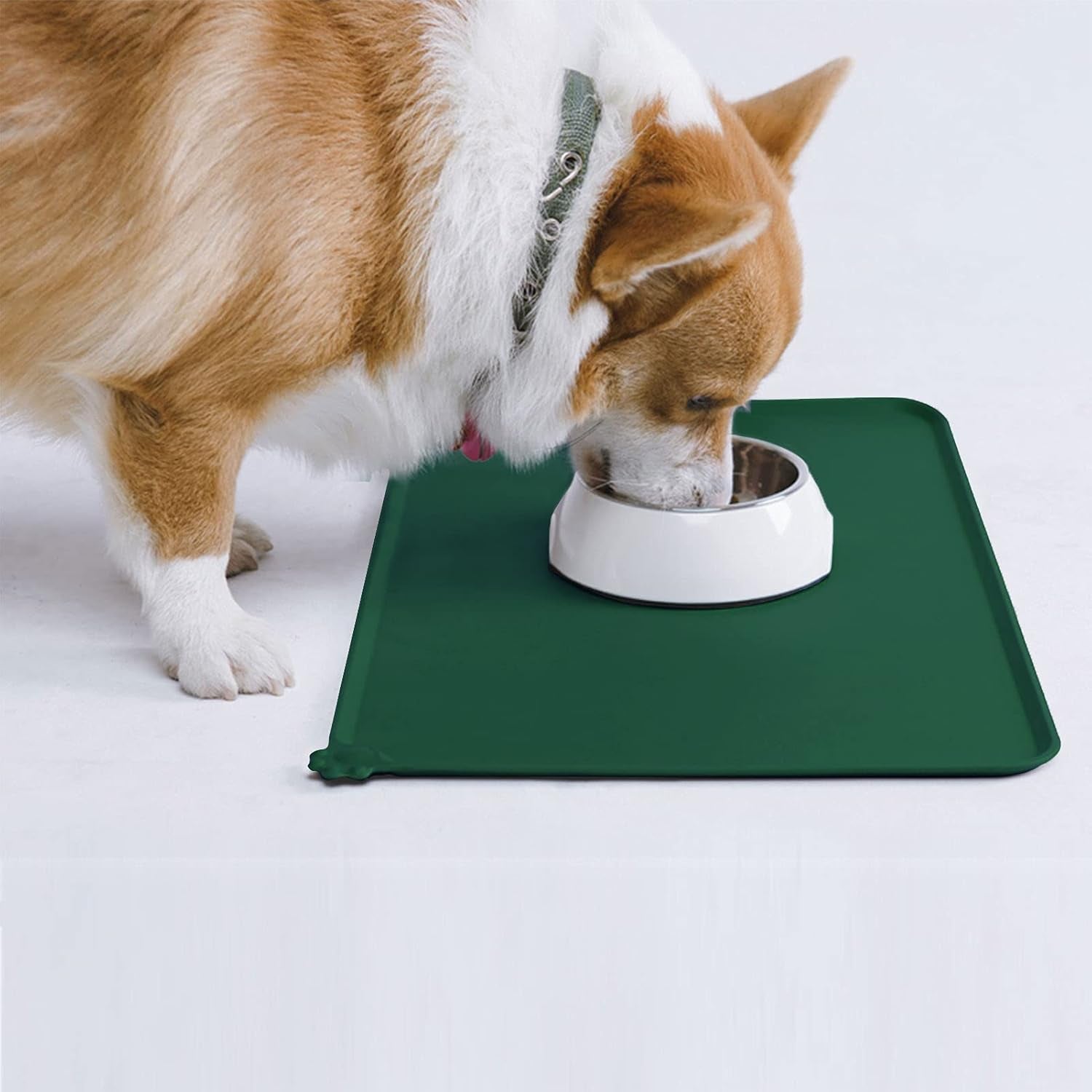 Silicone Waterproof Dog Cat Pet Feeding Mats,Anti Slip Pet Bowl Mats,Pet Feeding Mat