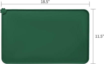 Silicone Waterproof Dog Cat Pet Feeding Mats,Anti Slip Pet Bowl Mats,Pet Feeding Mat
