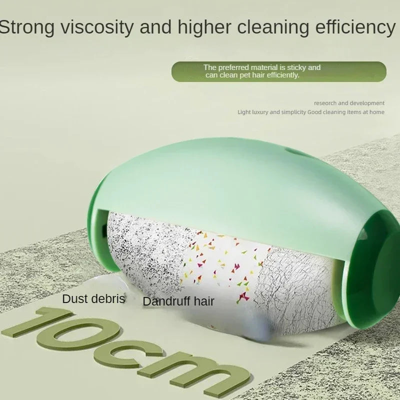 🧼 Reusable Portable Pet Hair &amp; Lint Remover Roller | Sticky Gel Brush for Clothes