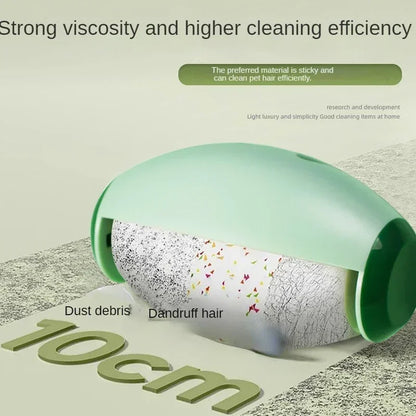 🧼 Reusable Portable Pet Hair &amp; Lint Remover Roller | Sticky Gel Brush for Clothes