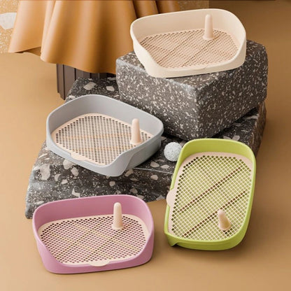 Portable Pet Training Toilet – Indoor Dog &amp; Cat Potty Tray for Small Dogs