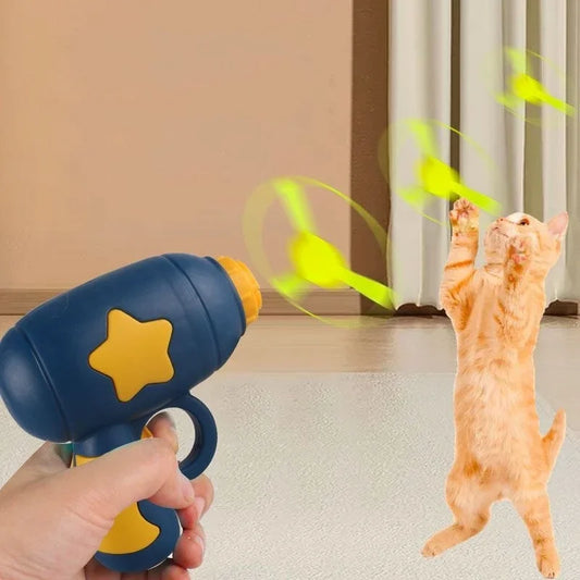 Interactive Cat Training Launcher Set – 15pcs Flying Discs with Sound for Kitten Playtime Fun