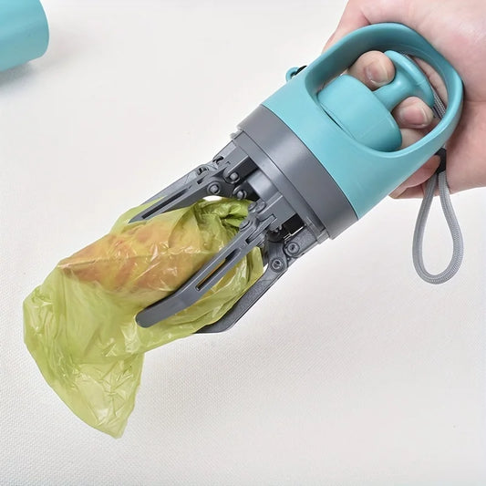 🐾 Portable Dog Poop Scooper with Built-in Bag Dispenser