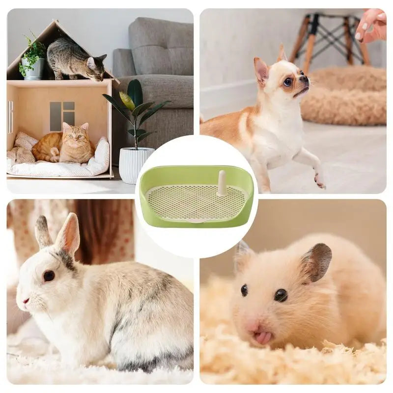 Portable Pet Training Toilet – Indoor Dog &amp; Cat Potty Tray for Small Dogs