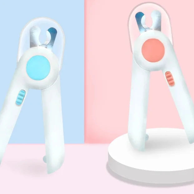 LED Pet Nail Clippers with Anti-Blood Safety Guard – Nail Trimmers for Cats