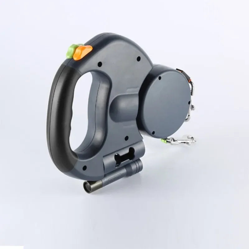 🐾 Dual Retractable Dog Leash – Tangle-Free Walking for Two Pets! 🐕