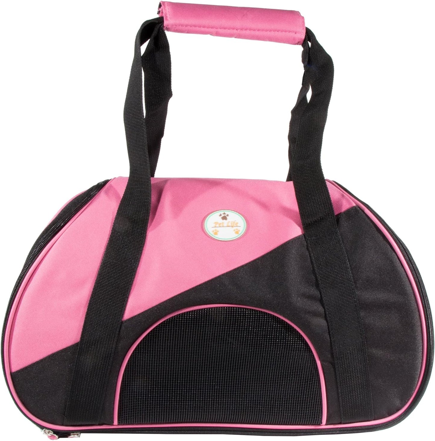 'Zip-N-Go' Sporty Mesh Airline Pet Carrier - Folding and Collapsible Zippered Airline Dog Carrier - Travel Pet Carrier Includes Washable Pet Mat