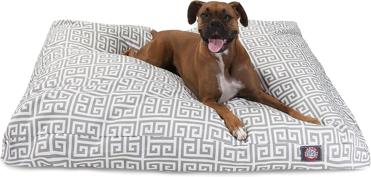 Towers Rectangle Pet Bed - Gray - Large