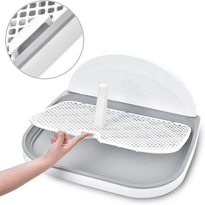 Portable Pet Training Toilet – Indoor Dog &amp; Cat Potty Tray for Small Dogs