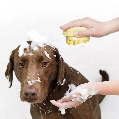 🐾 Pet Bliss Silicone Bath Brush – Soft &amp; Gentle Grooming Tool for Cats &amp; Dogs